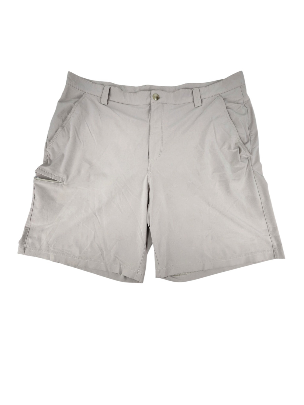 Columbia PFG Shorts Mens 42 Beige Khaki Omni-Shield Fishing 10” Inseam Outdoor